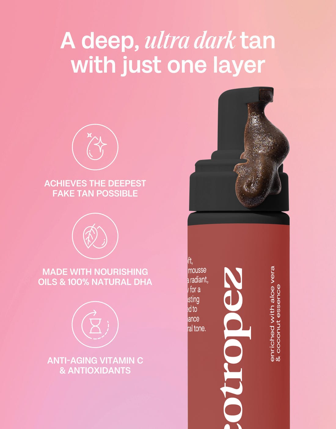ULTRA DARK SELF TANNING MOUSSE - 200 ML
